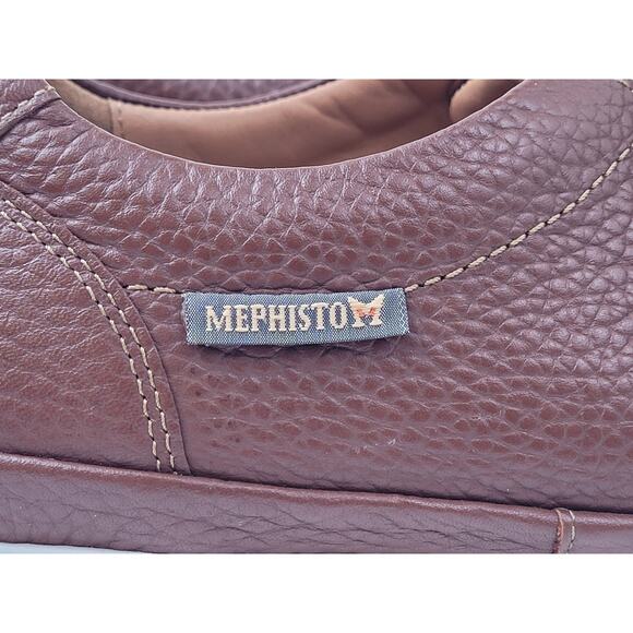 Mephisto Thomas Sneaker in Hazelnut w Textured Leather Upper Men's Sz 13 - Picture 4 of 11